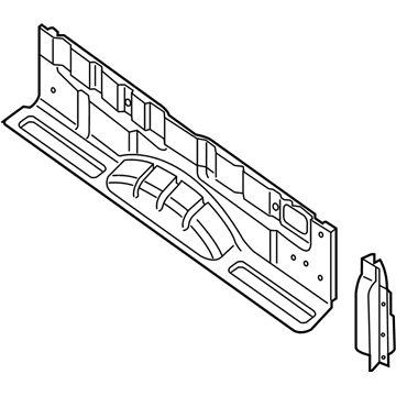 Nissan 93380-EZ10A Panel Assy-Side Inner, RH