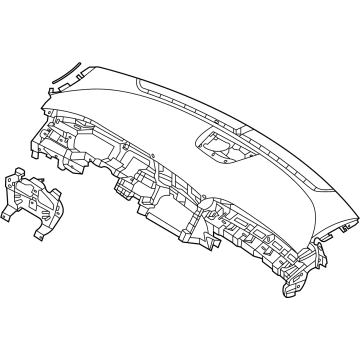 Hyundai 84701-N9000-NNB CRASH PAD ASSY-MAIN