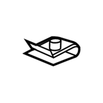 Toyota 90118-WB061 Air Guide U-Nut