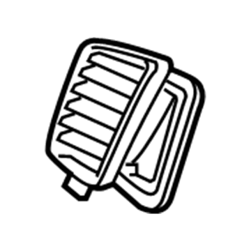 Honda 77615-TG7-A01ZB Outlet Assy., L. Center *NH900L* (DEEP BLACK)