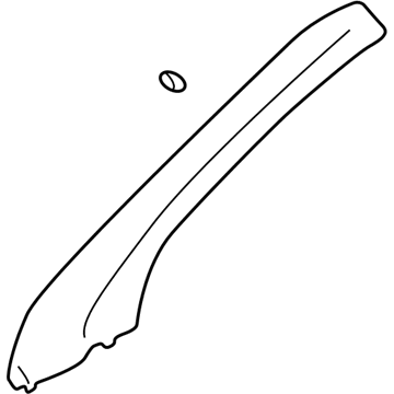 GM 15839292 Molding Asm, Windshield Upper Garnish *Shale