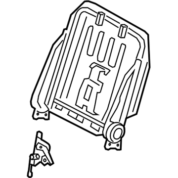 Toyota 79203-08043 Seat Back Frame