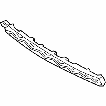 Infiniti 62254-5NA0A Front Bumper Lower Grille