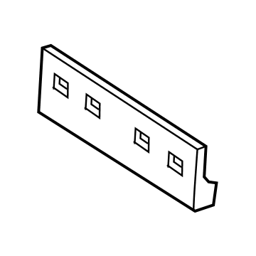 Infiniti 96210-5NA0A Bracket-Licence Plate
