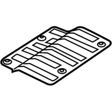 Hyundai 28798-2E200 Panel-Heat Protector, Center
