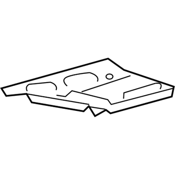 Lexus 58314-76010 Panel, Rear Floor Side