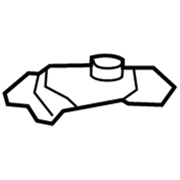 Lexus 57696-76010 Bracket, Rear Floor Mounting