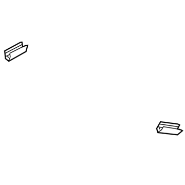 Toyota SU003-04499 Roof Molding Front Clip