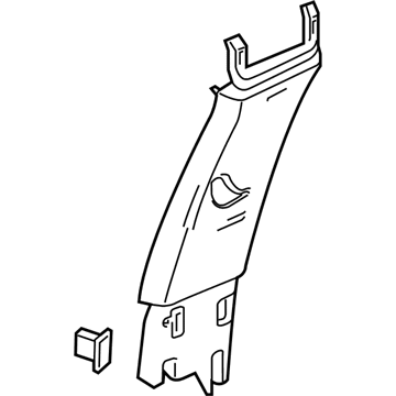 GM 84395019 Upper Center Pillar Trim