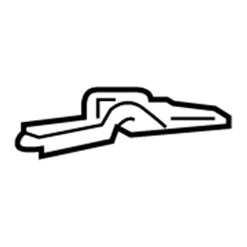 Lexus 57532-12010 Bracket, Front Floor Center Brace, LH