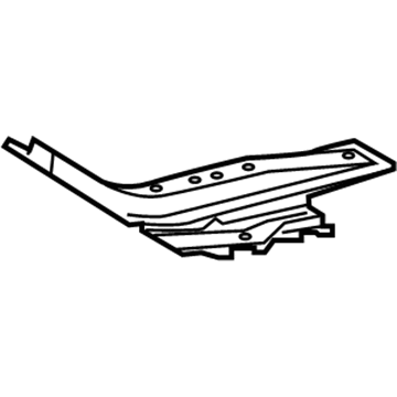 Lexus 57043-12020 Reinforcement Sub-Assy, Front Side Member, Rear RH