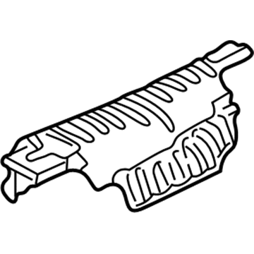 Acura 74655-SP0-010 Plate, Muffler Baffle