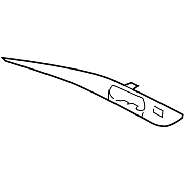 Infiniti 80930-1BV0A Finisher-Front Door, Upper RH