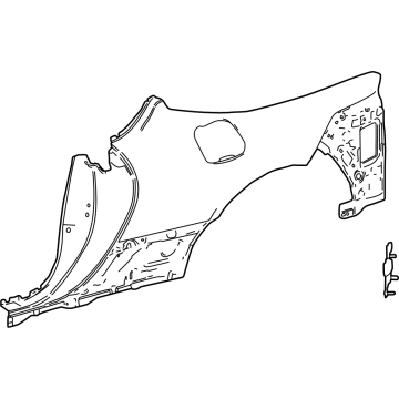Lexus 61111-11040 Panel, Side, Outer R