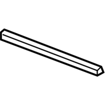 Honda 73126-TF0-000 Rubber A, FR. Windshield Dam