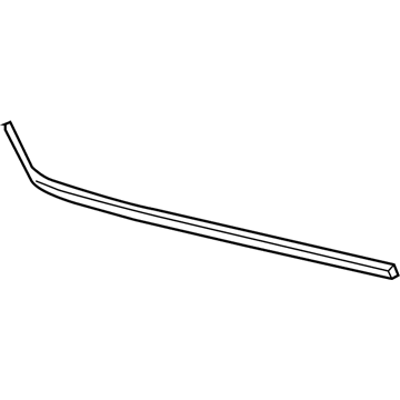 Honda 73128-TK6-000 Rubber C, FR. Windshield Dam