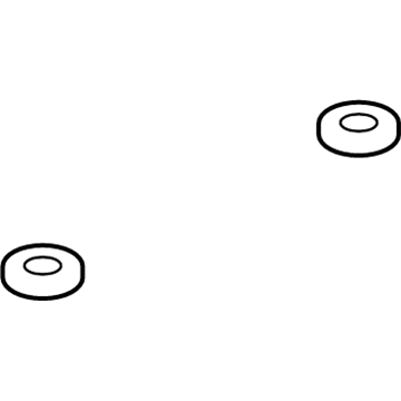Acura 50361-TK4-A01 Rubber, Rear Sub-Frame Mounting (Upper)