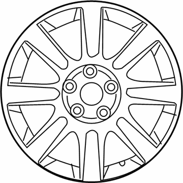 Infiniti 40300-CG025 Aluminum Wheel