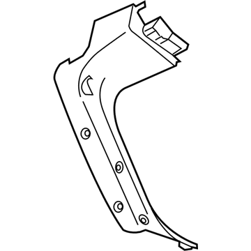 BMW 51-49-7-470-637 Trim Panel, Tailgate, Inner Left