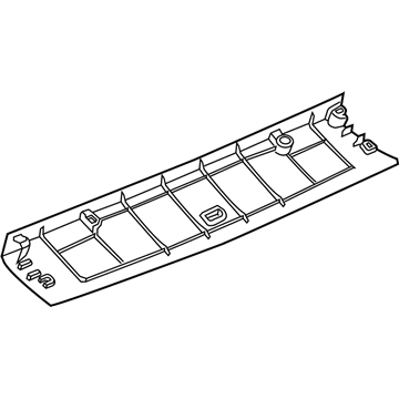 BMW 51-49-7-470-635 Upper Trunk Lid Trim Panel
