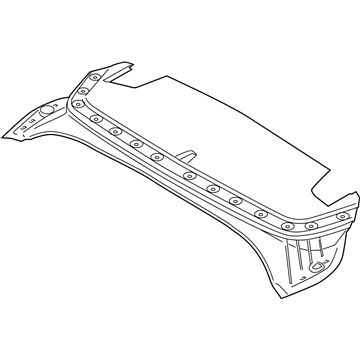 BMW 54-37-7-220-790 Folding Top Compartment Lid