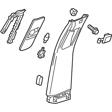 GM 23216632 Upper Center Pillar Trim