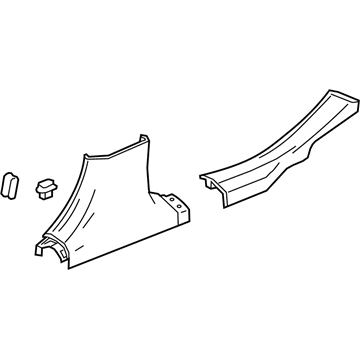 GM 22975901 Lower Center Pillar Trim