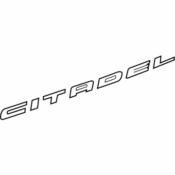 Mopar 68087333AB NAMEPLATE-LIFTGATE