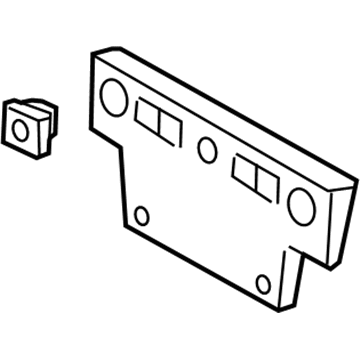 Lexus 52114-60060 Front Bumper Extension Mounting Bracket