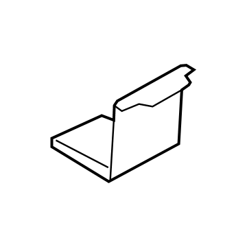 BMW 51-16-9-868-443 TRIM ON STORAGE COMPARTMENT