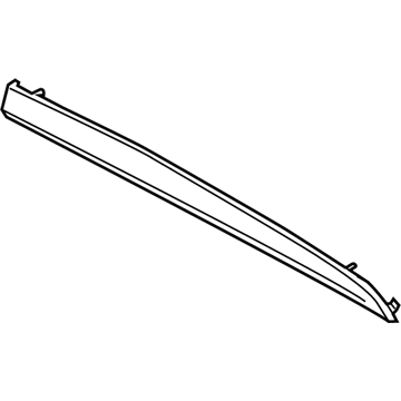 BMW 51-42-7-225-523 Trim, Door, Aluminium., Fine-Finish, Rear Left