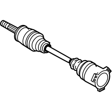 Infiniti 39601-6P600 Shaft Assembly-Rear Drive, L