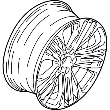 Honda 08W19-TVA-101 19-Inch Chrome-Finish Alloy Wheel