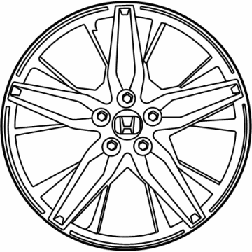 Honda 42800-TVA-AG0 W-WHEEL (19X8 1/2J)