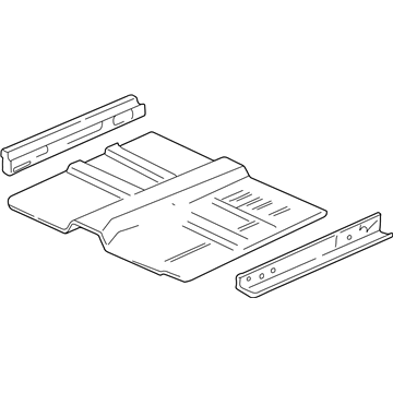 Acura 65100-ST7-A00ZZ Floor, Front