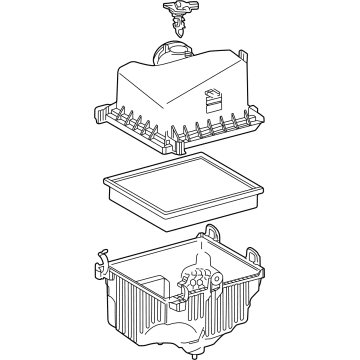 Lexus 17700-F0380 CLEANER ASSY, AIR W