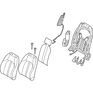 Hyundai 88400-L1020-VSM BACK ASSY-FR SEAT, RH