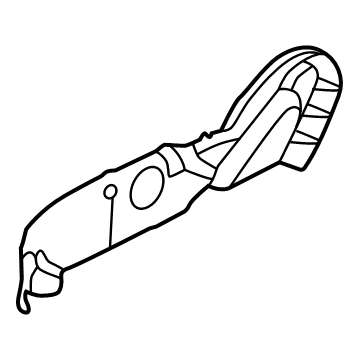 Hyundai 88021-L1020-NNB SHIELD COVER-FR SEAT OTR, RH