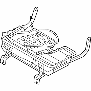 Hyundai 89210-CW010 FRAME ASSY-RR SEAT CUSH, RH