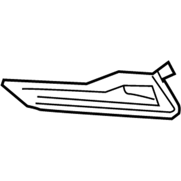 Infiniti 62256-5CA0A FINISHER-Front Bumper FASCIA, RH