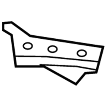 Infiniti 62222-5CA0A Bracket-Front Bumper Side, RH