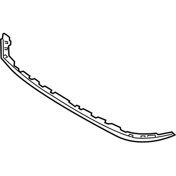 Infiniti 65820-5CA1A Seal Assy-Hood, Front