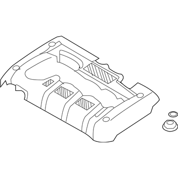 Hyundai 29240-23650 Engine Cover Assembly