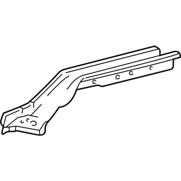 Hyundai 65710-25550 Member Assembly-Rear Floor Side, LH