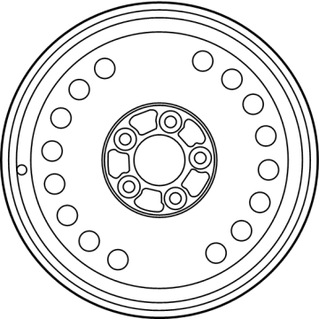 Hyundai 52919-L0950 Wheel Assembly-Temporary
