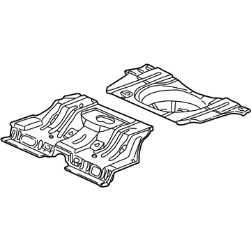 GM 19181804 Panel Kit, Rear Compartment Floor