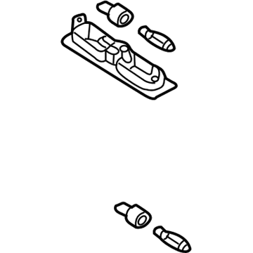 BMW 63-31-6-962-057 Interior Reading Light, Rear