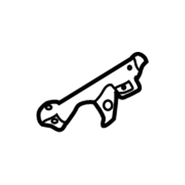 BMW 51-16-7-033-665 Grab Handle Bracket, Rear Left