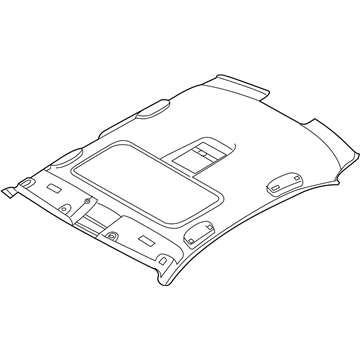 BMW 51-44-7-069-463 Molded Headlining For Sliding Lifting Roof