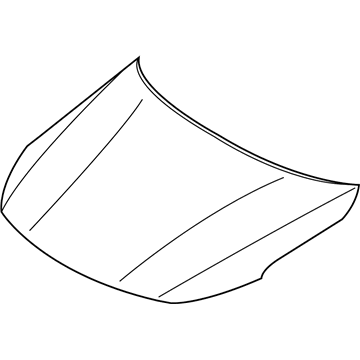 Kia 664002T010 Panel Assembly-Hood